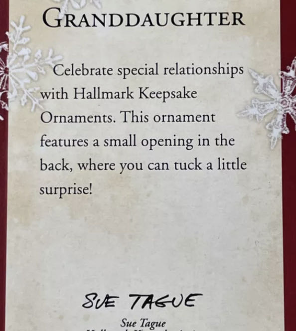 Granddaughter   (Family) ornament collectible - Main Image 4