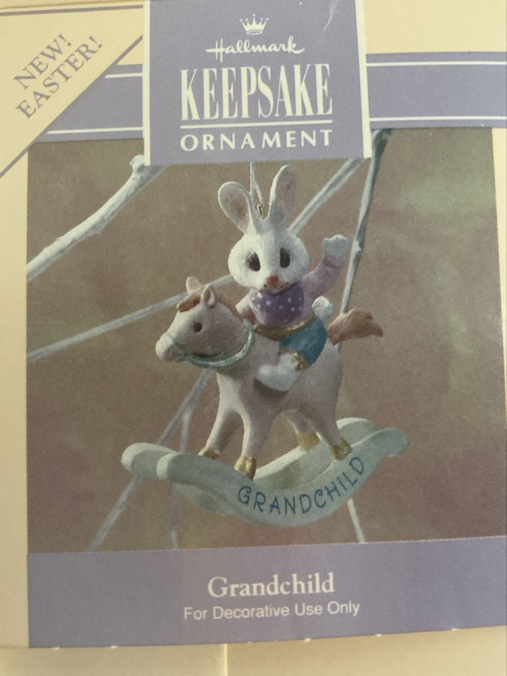 Grandchild  (Easter) ornament collectible [Barcode 070000045592] - Main Image 1