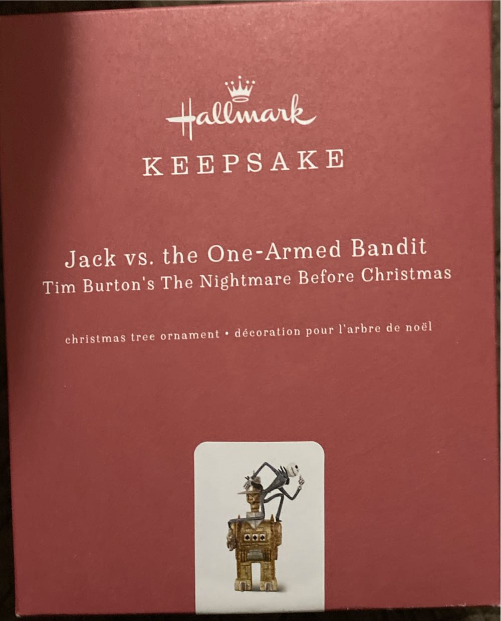 Jack Vs Thecone Armed Bandit  (Nightmare Before Christmas) ornament collectible - Main Image 2