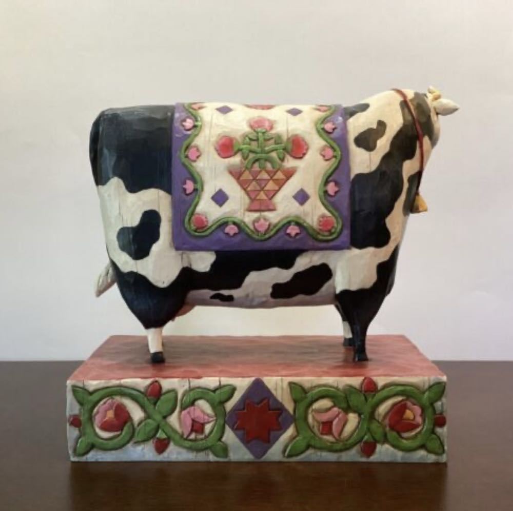 Folk Art Holstein - Farm (Outdoor Living) ornament collectible [Barcode 045544118071] - Main Image 2