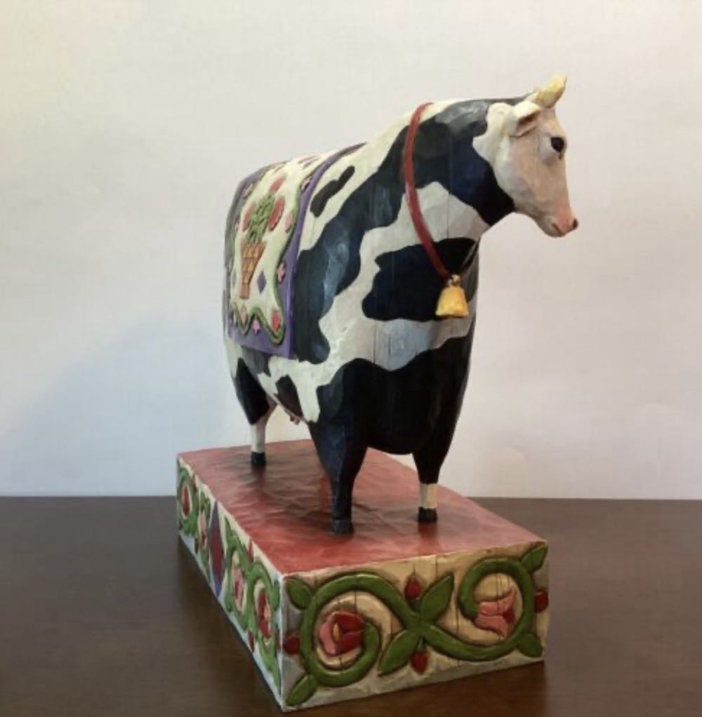 Folk Art Holstein - Farm (Outdoor Living) ornament collectible [Barcode 045544118071] - Main Image 3