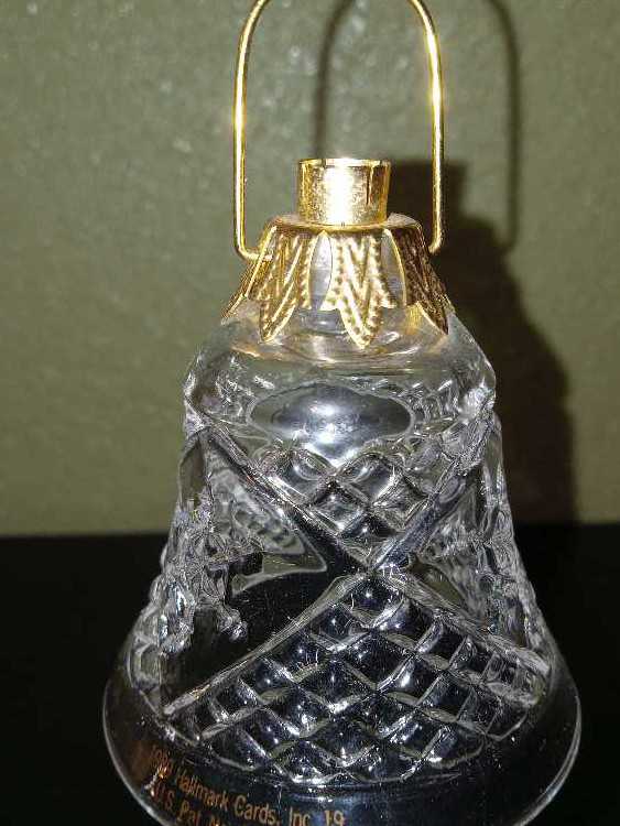 Holiday Bell Lighted Lead Crystal  (Lighted Lead Crystal Bell) ornament collectible - Main Image 2