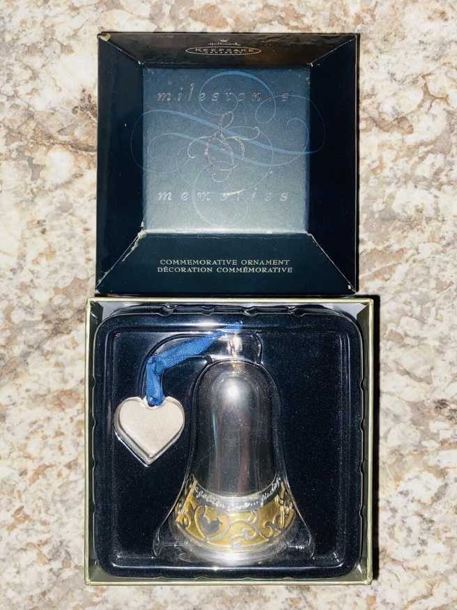 Milestones & Memories   50th Anniversary Bell  - 50th Anniversary (50th Anniversary) ornament collectible - Main Image 2
