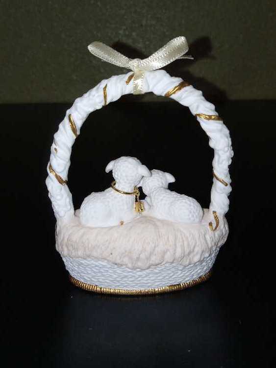 Christmas Is Gentle 1987 - Limited Edition   Individually Hand Numbered - Limited  Edition Hand-Painted Bone China (Lambs) ornament collectible - Main Image 3