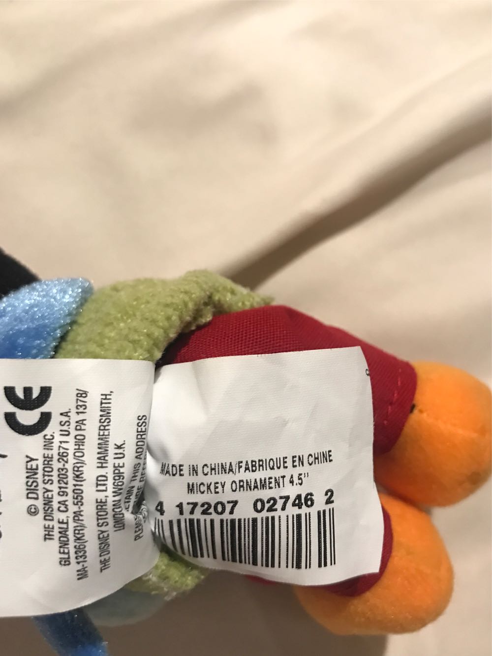 Plush Mickey  ornament collectible - Main Image 3