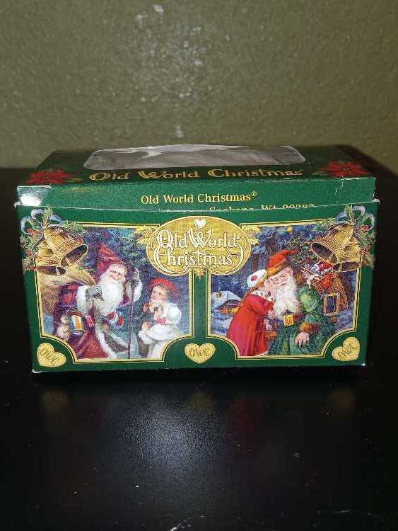 Old World Christmas Blown Glass Locomotive  - Hand blown Glass (Locomotive) ornament collectible - Main Image 2