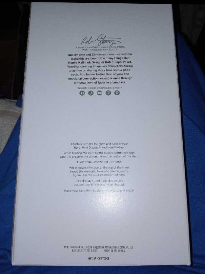 Santa’s North Pole Display Stand  (Christmas Decorations) ornament collectible - Main Image 2