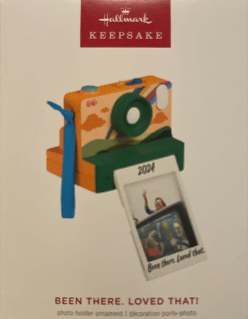 Hallmark Keepsake Christmas Ornament Been There Loved That! Photo Frame Gift For Her - Annual Frame (Photo Holder Ornament) ornament collectible [Barcode 661127009996] - Main Image 2