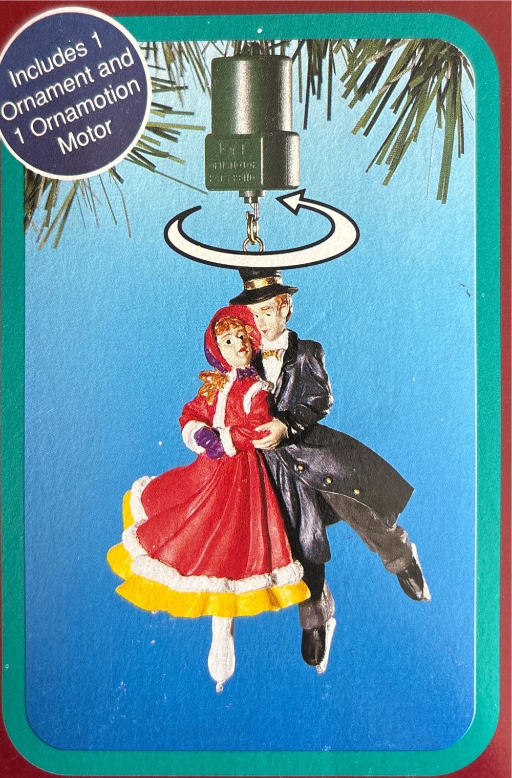 Dancing Couple Ornamotion - Vintage (Ornamotion) ornament collectible [Barcode 056645890407] - Main Image 2
