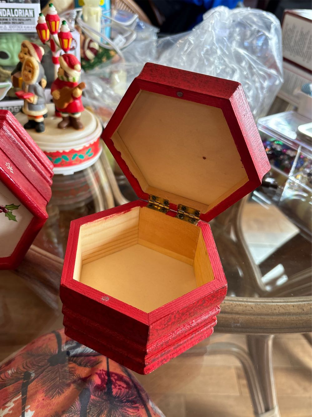 Santa & Teddy Boxes - Handmade (Decor) ornament collectible - Main Image 2