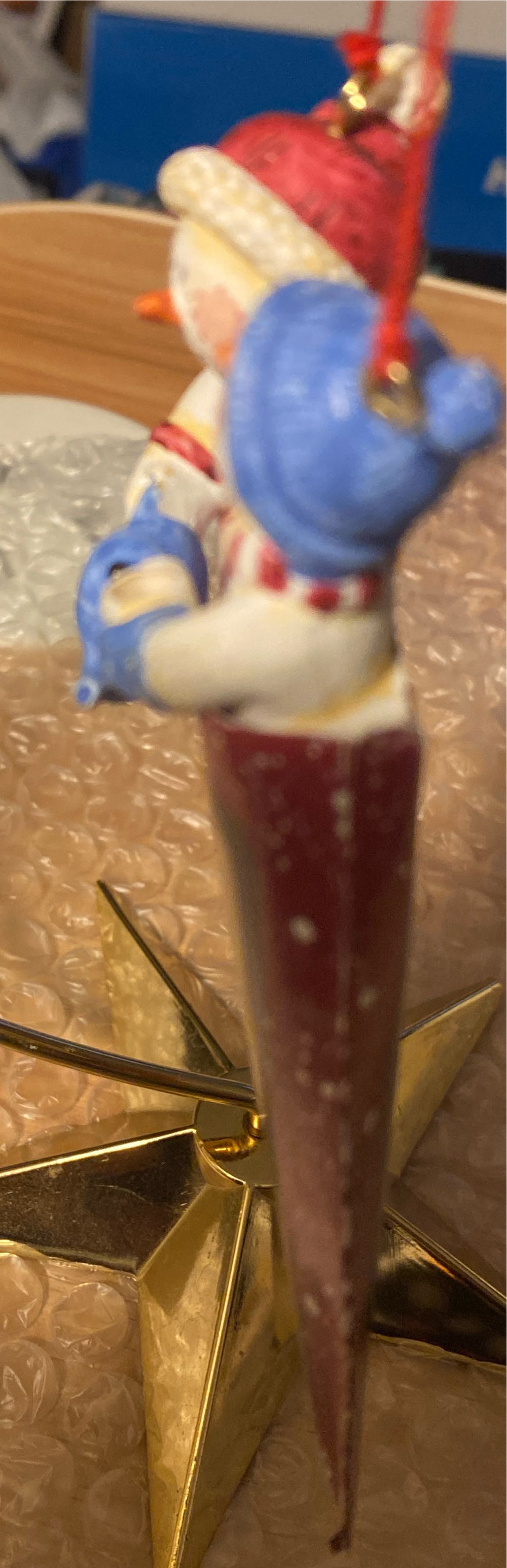 Sandi Gore Evans’ Hot Cocoa Warms Your Tummy - Sandi Gore Evans (Snowman) ornament collectible - Main Image 4