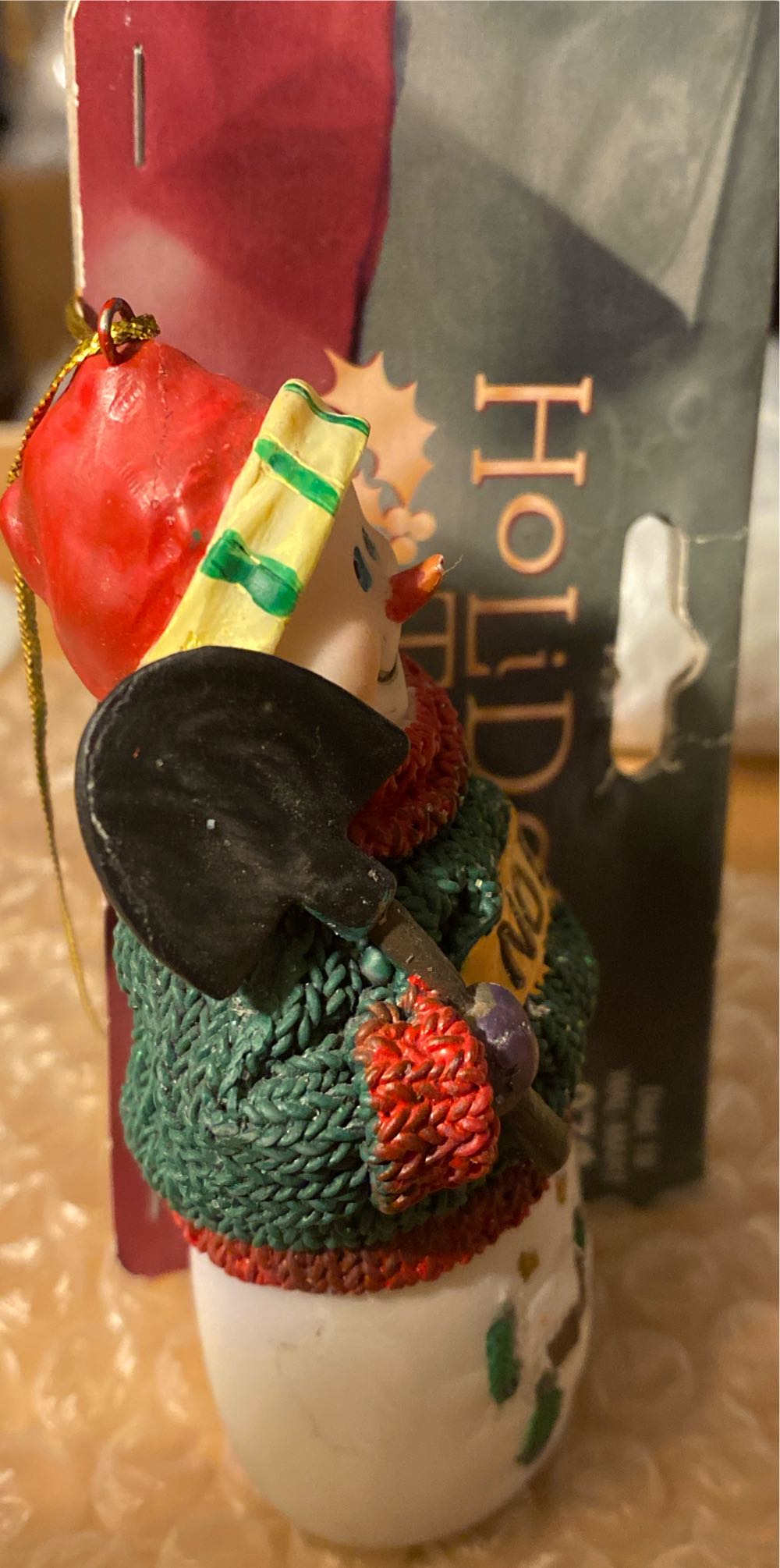 Walmart Holiday Time Noel Snowman - Holiday Time (Snowman) ornament collectible - Main Image 3