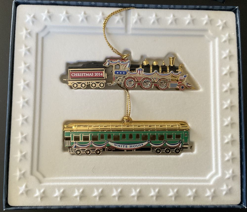 White House Christmas Ornament Train - White House Christmas Ornaments (White House Christmas) ornament collectible [Barcode 634228542099] - Main Image 2