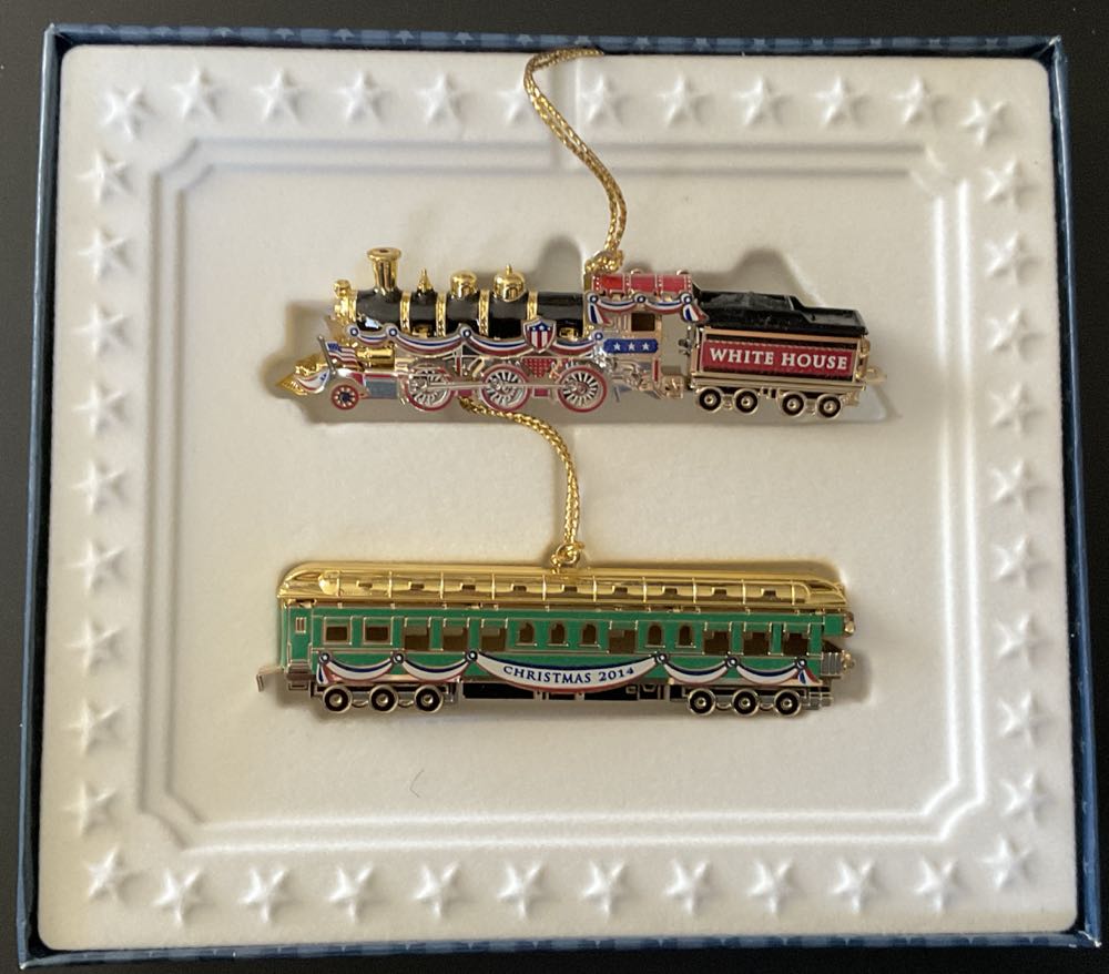 White House Christmas Ornament Train - White House Christmas Ornaments (White House Christmas) ornament collectible [Barcode 634228542099] - Main Image 3