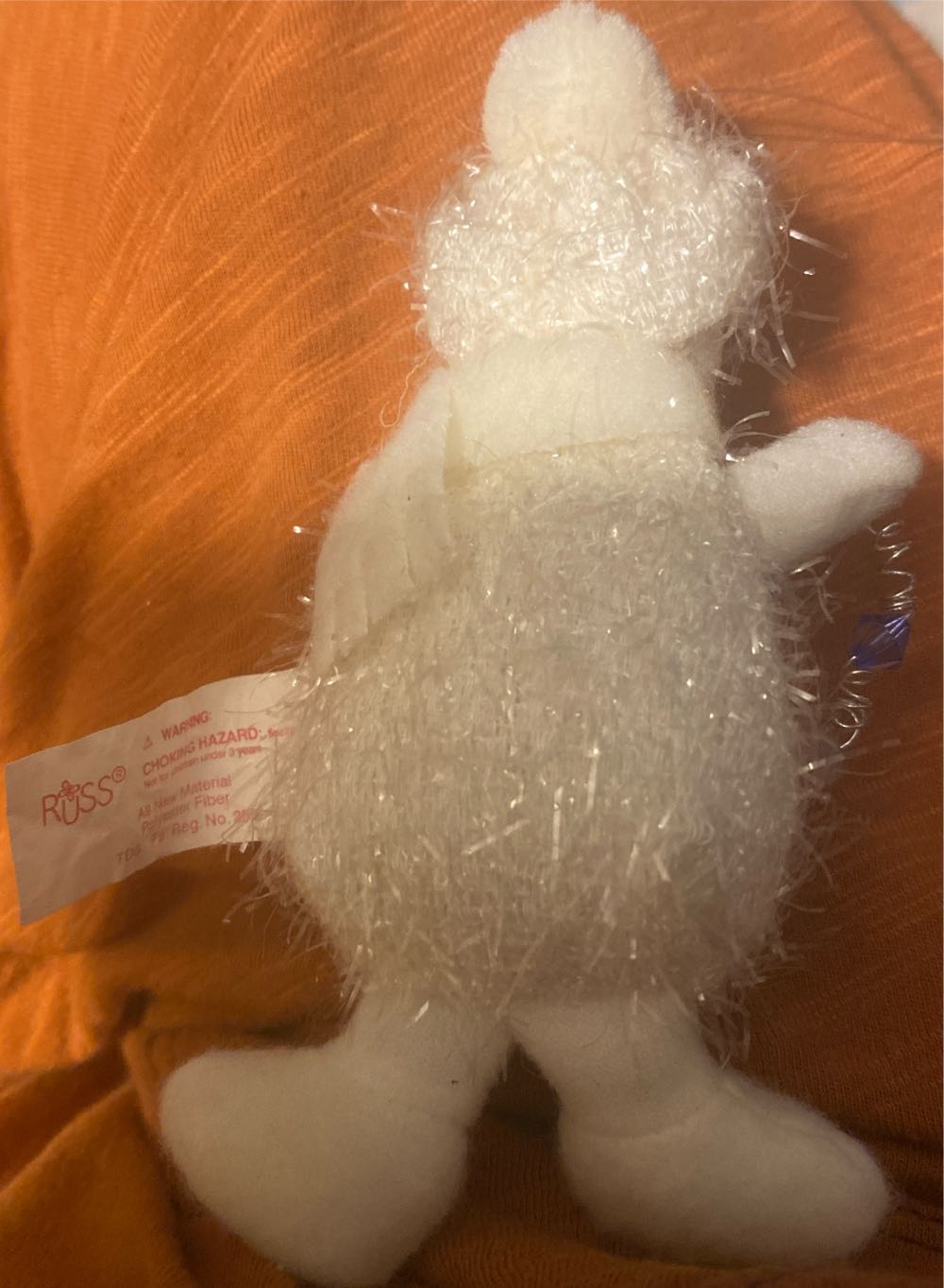 Russ Berrie Judy Lynn Collection Snowman Soft Ornament - Judy Lynn Collection (Snowman) ornament collectible - Main Image 2