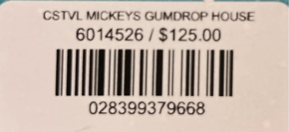 Disney Mickey’s Gum Drop House - Mickey’s Merry Christmas Village (6014526) ornament collectible [Barcode 028399379668] - Main Image 4
