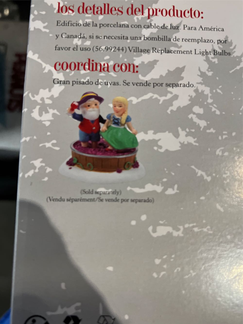 North Pole Village Winery - North Pole - Building ornament collectible [Barcode 028399306718] - Main Image 3