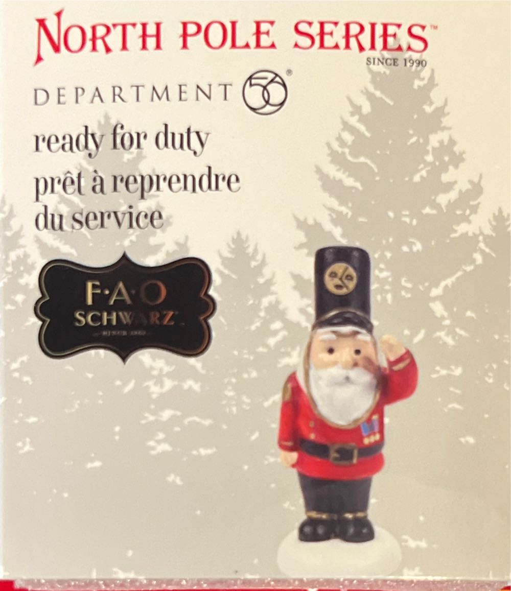 Ready For Duty - North pole series ornament collectible [Barcode 028399306800] - Main Image 2