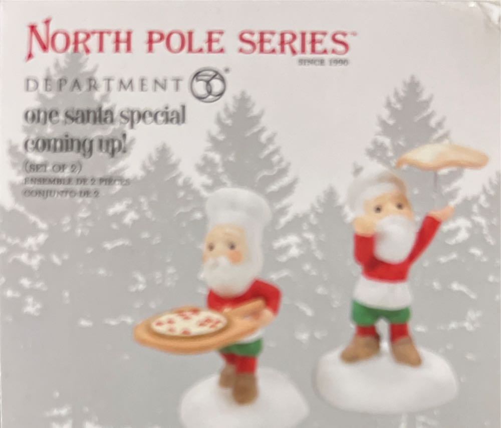 One Santa Special Coming Up - North Pole - Accessory (601xxx) ornament collectible [Barcode 028399285303] - Main Image 2