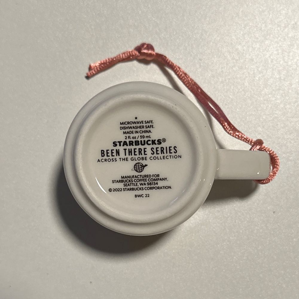 South Carolina Starbucks Been There Series Ornament Mug 2 Oz  ornament collectible [Barcode 762111305077] - Main Image 4