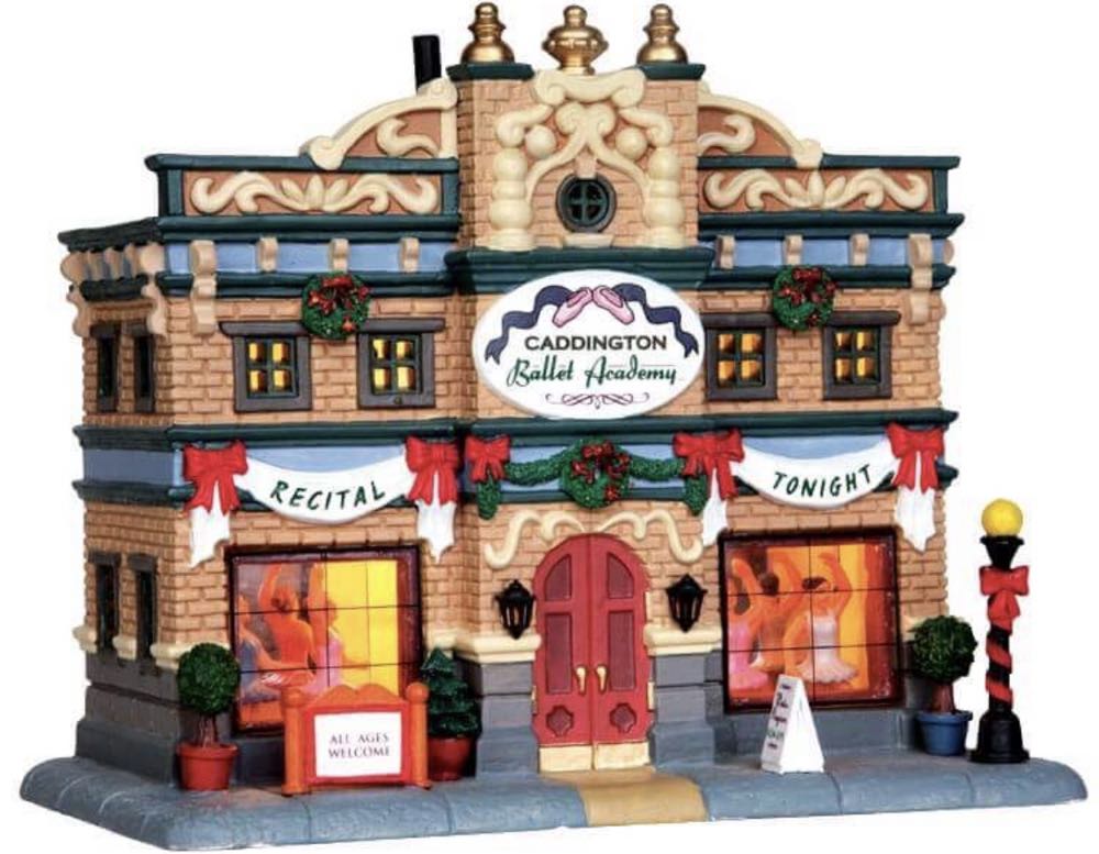 Caddington Ballet Academy #35518 - Caddington (Lighted Building) ornament collectible [Barcode 728162355188] - Main Image 2
