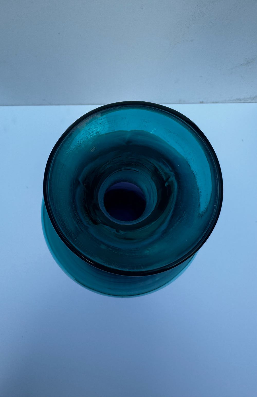 Green Purple Ombre Large Vase ornament collectible - Main Image 3
