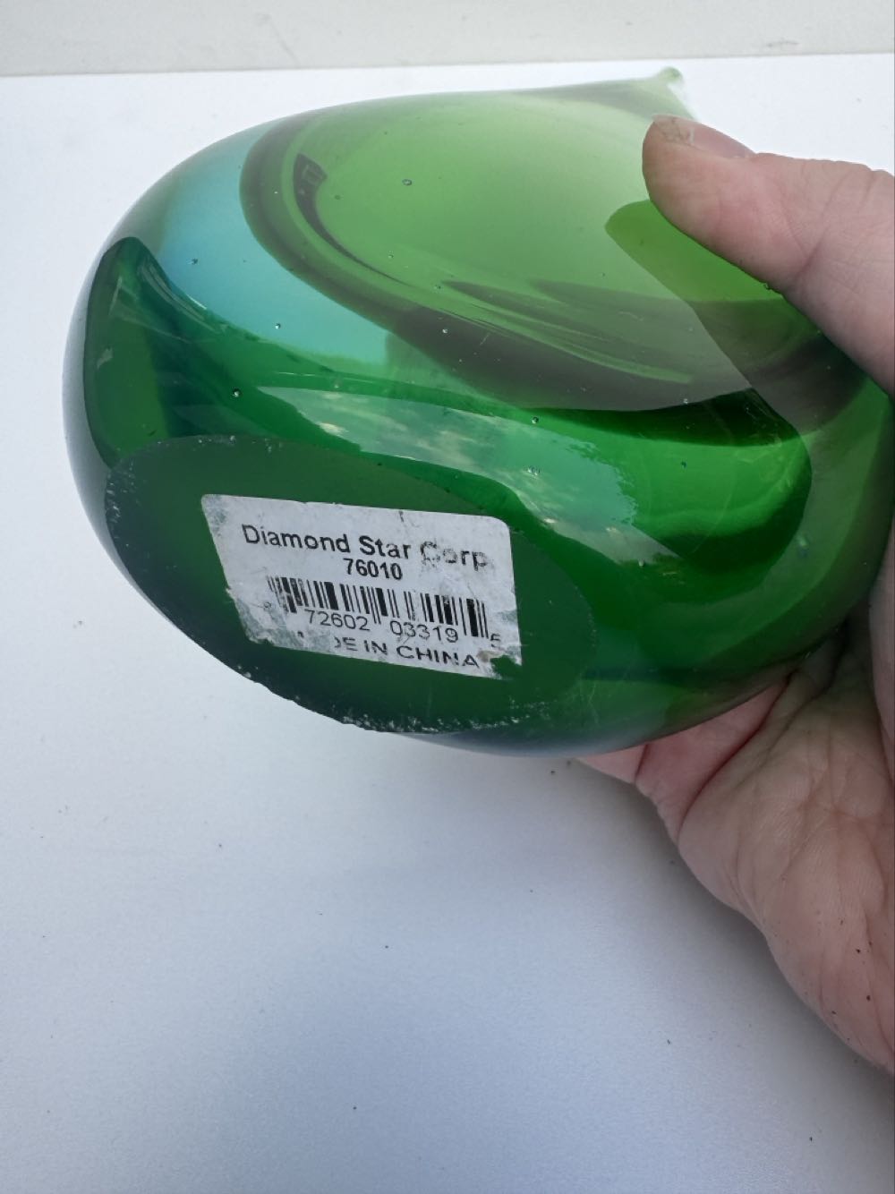 Diamond Star Corp Blue Green Teardrop   ornament collectible - Main Image 4
