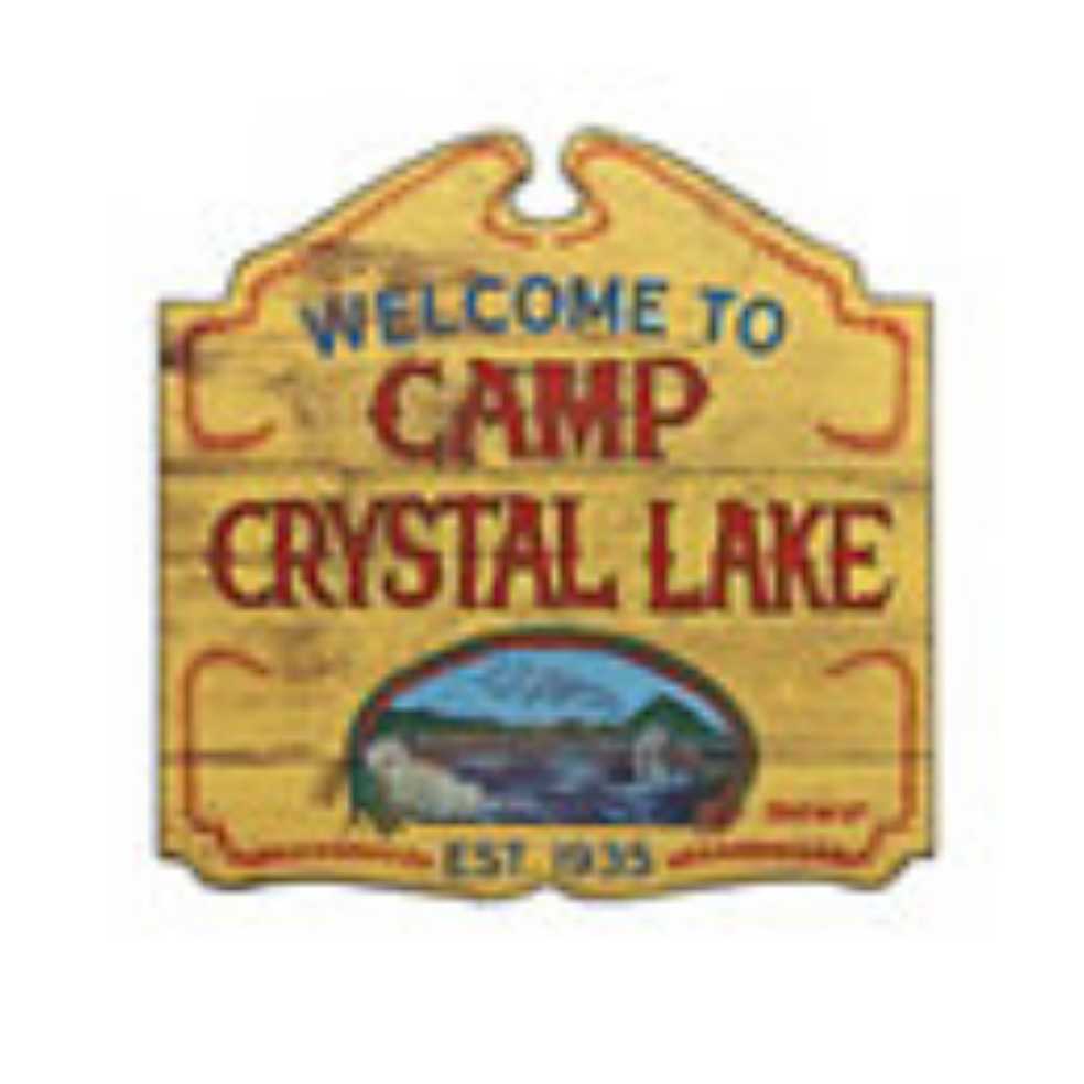 Camp Crystal Lake Sign  (Friday the 13th) ornament collectible - Main Image 2