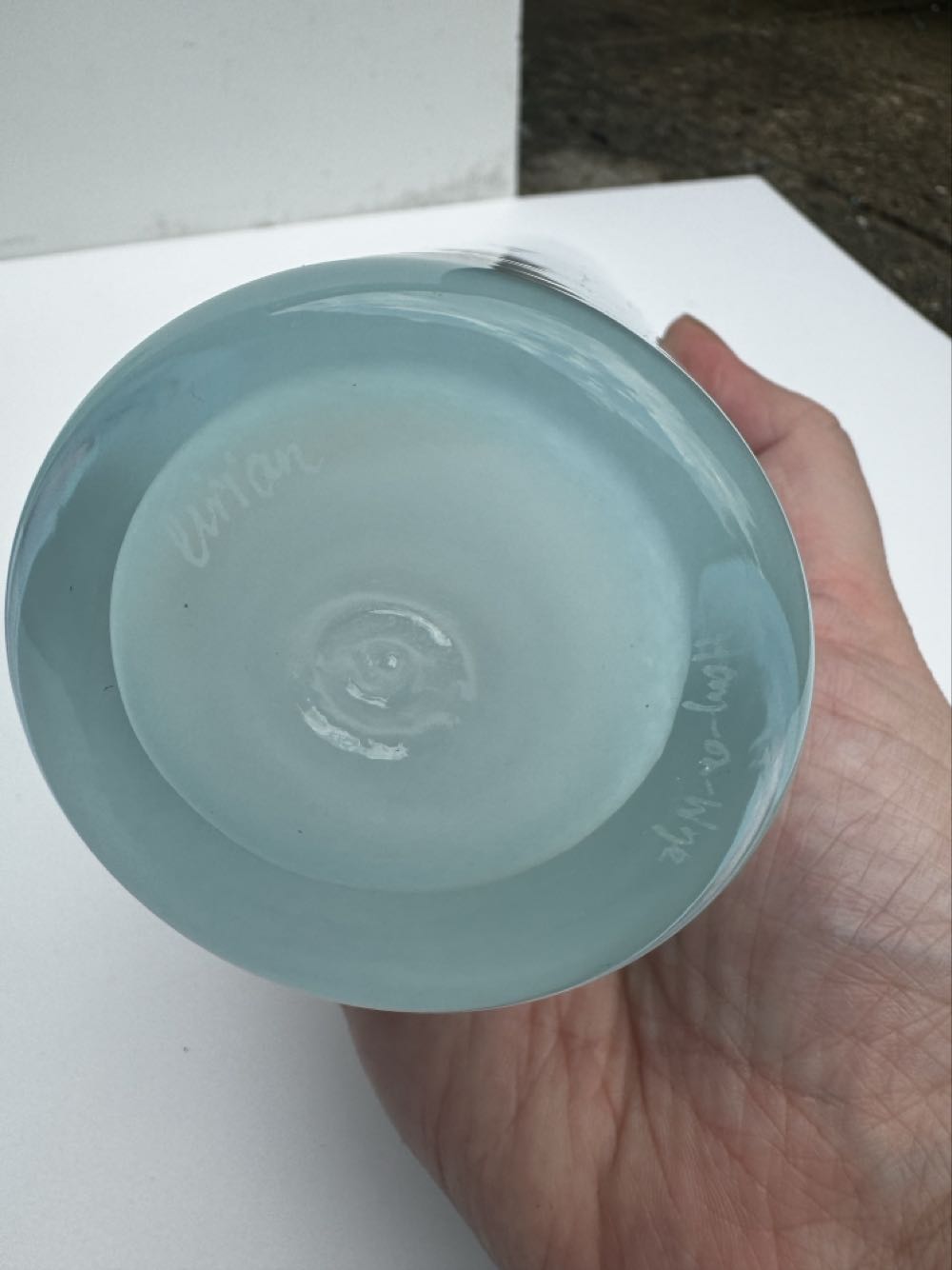 Eirian 2x Green Glass Bud Vase  ornament collectible - Main Image 4