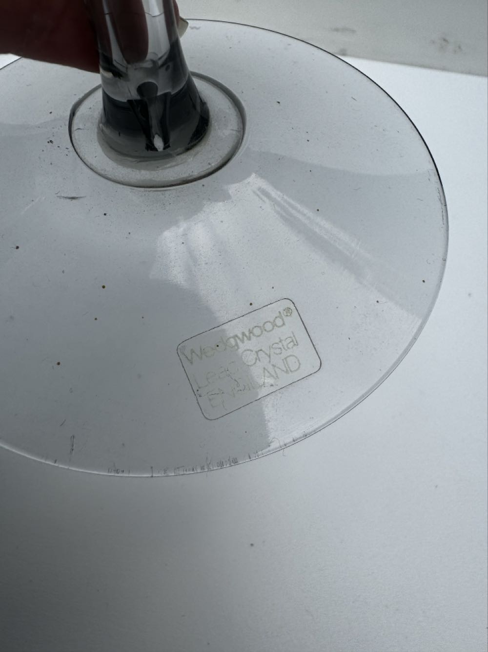 Wedgwood Pair Of Grey Glass Candle Holders  ornament collectible - Main Image 3