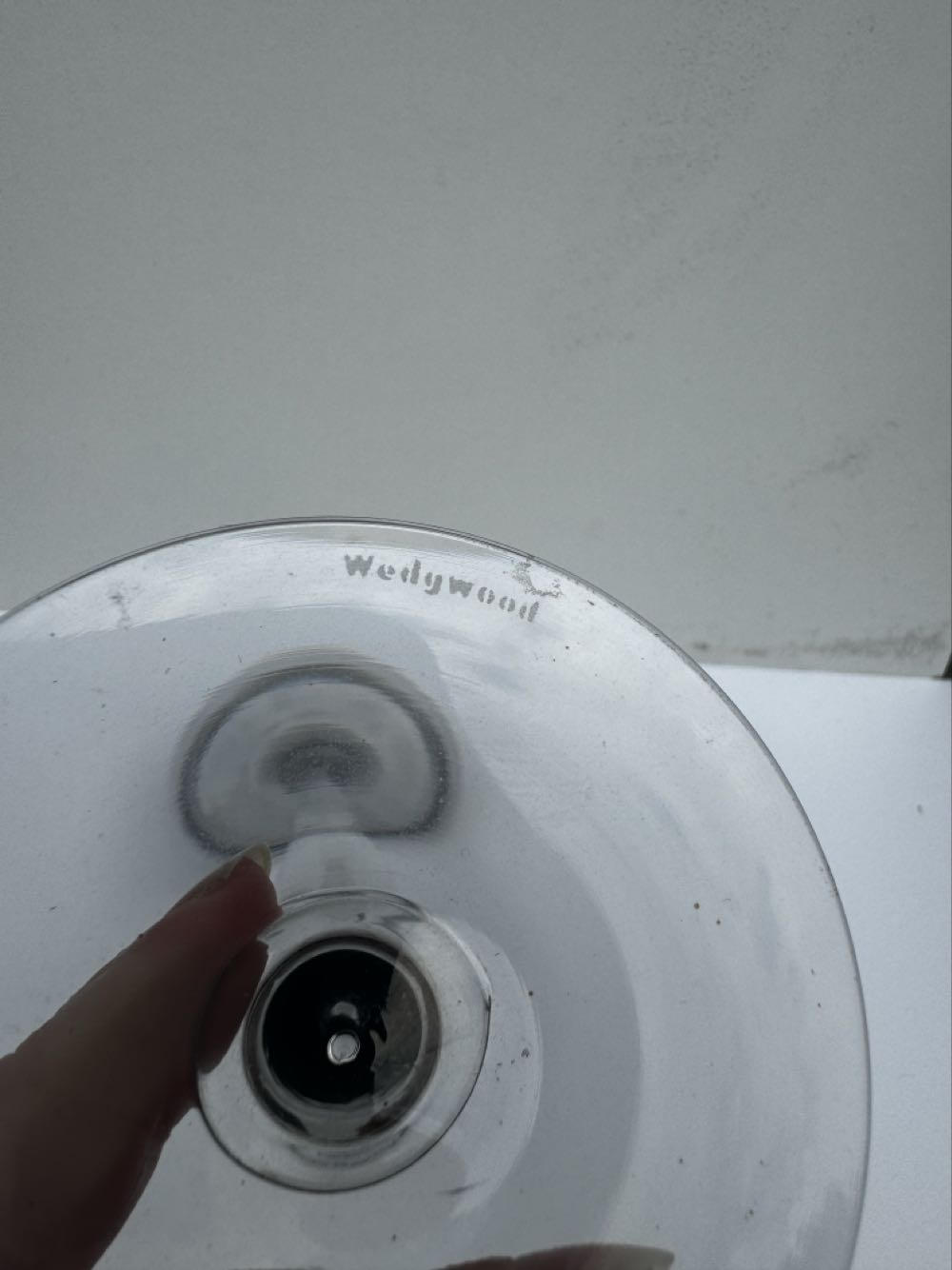 Wedgwood Pair Of Grey Glass Candle Holders  ornament collectible - Main Image 4