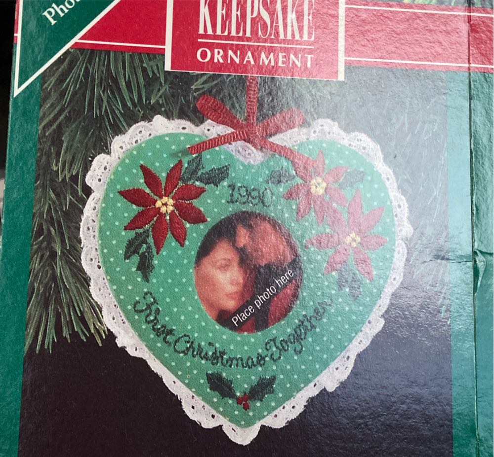 Our First Christmas Together 1990  ornament collectible - Main Image 1