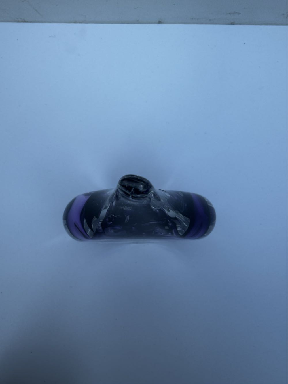 Purple Glass Teardrop  ornament collectible - Main Image 3