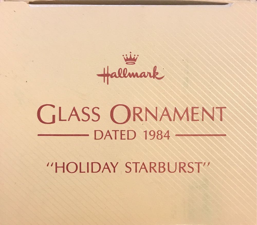 Holiday Starburst - Glass Ball Ornament (Starburst, Tinsel, Ribbons, Bows) ornament collectible - Main Image 2