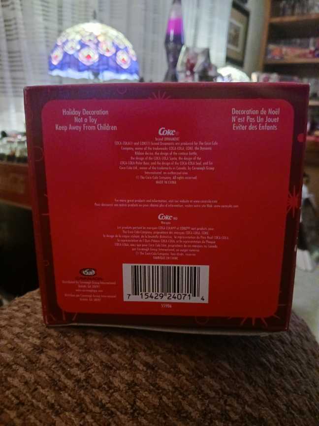Coca-Cola Ornament Holiday Radiance Penguins W/Coke Bottle  - Coca-Cola Ornament Holiday Radiance (Coca-Cola Ornament) ornament collectible - Main Image 4