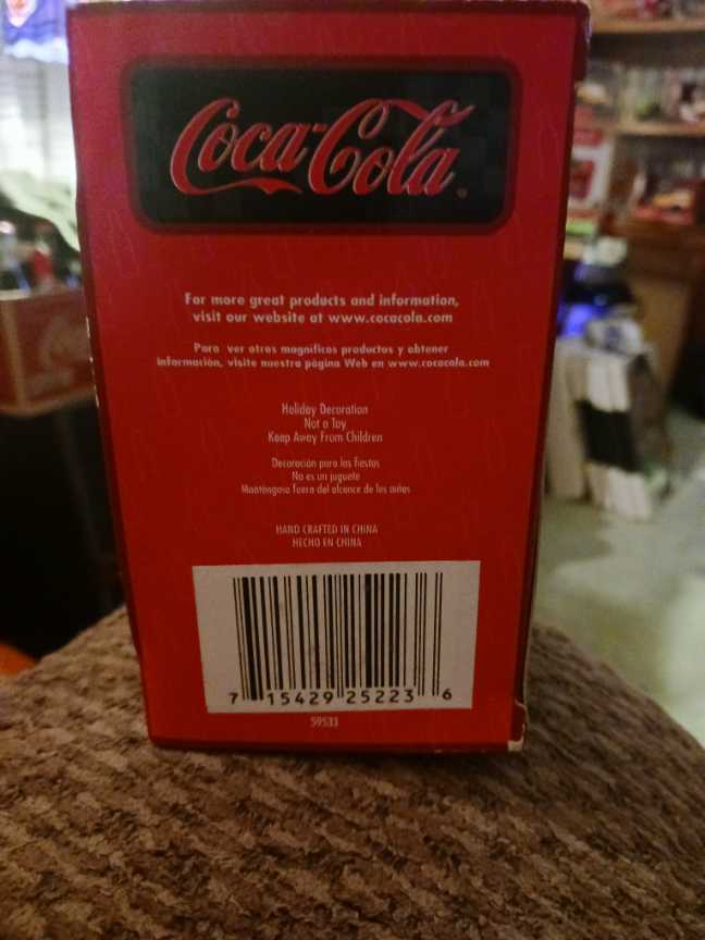 Coca-Cola Ornament Polar Bear Holding Gas Container Pit Crew Series - Coca-Cola Ornament Polar Bear Pit Crew Series (Coca-Cola Ornament) ornament collectible - Main Image 4