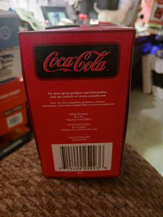 Coca-Cola Ornament Polar Bear Holding Tire Pit Crew Series  - Coca-Cola Ornament Polar Bear Pit Crew Series (Coca-Cola Ornament) ornament collectible - Main Image 4