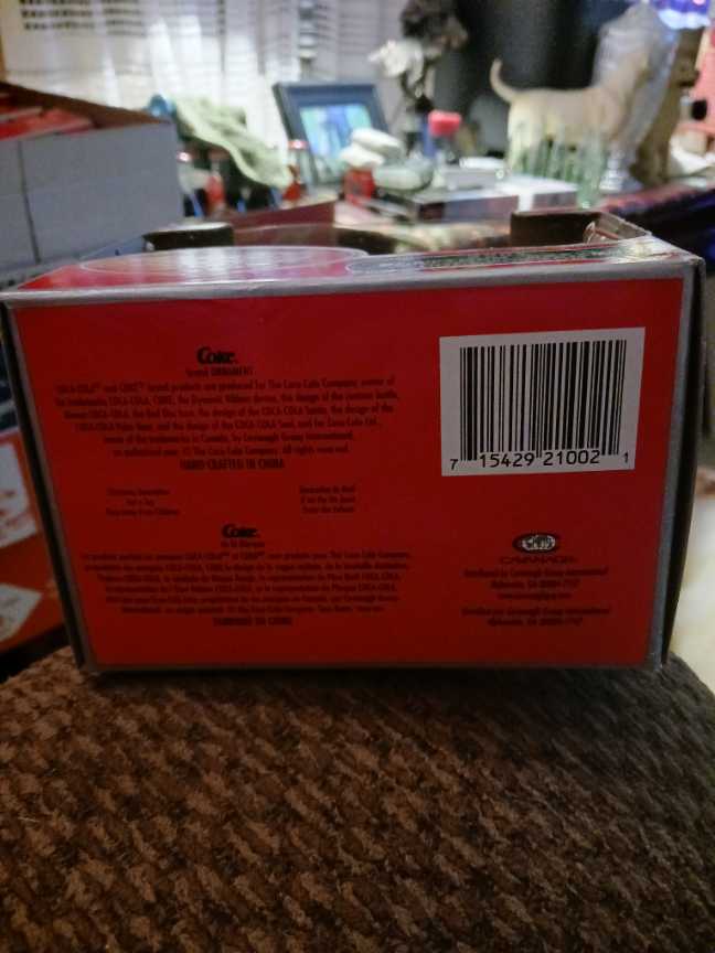 Coca-Cola Ornament 2001 Platinum Series Polar Bear In Hot Air Balloon  - 2001 Platinum Series (Coca-Cola Ornament) ornament collectible - Main Image 3