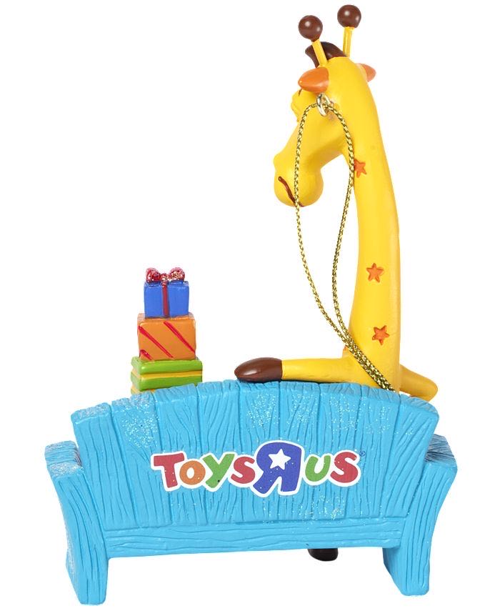 Toys R Us 2023 Geoffrey on a Bench Holiday Ornament - Toys R Us (Hanging Ornament) ornament collectible [Barcode 190587087201] - Main Image 2