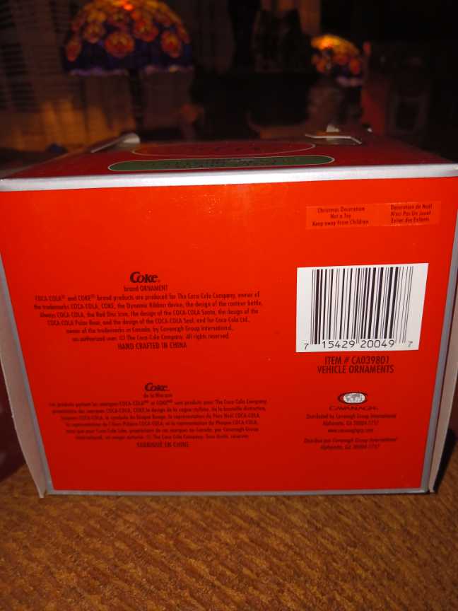 Coca-Cola Ornament 2000 Platinum Series Polar Bear In Car - 2000 Platinum Series (Coca-Cola Ornament) ornament collectible - Main Image 3