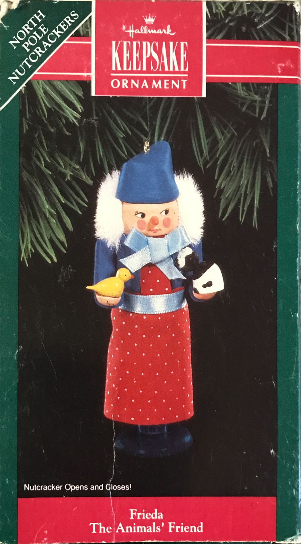 Precious Moments Ornament | Oh Deer Christmas Is Here! | Dated Animal Bisque Porcelain Ornament | Holiday Decorations & Gifts | Hand-painted