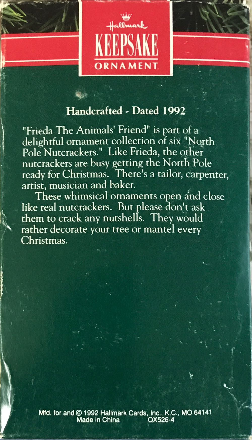 Frieda The Animals’ Friend  ornament collectible [Barcode 070000027444] - Main Image 2