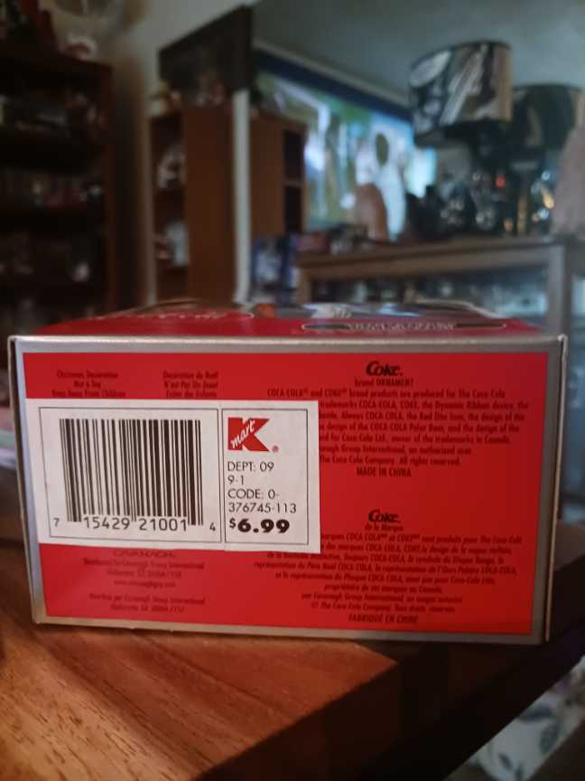 Coca-Cola Ornament Trim A Tree Polar Bear & Penguin On Coke Can - Trim A Tree Collection (Coca-Cola Ornament) ornament collectible - Main Image 2