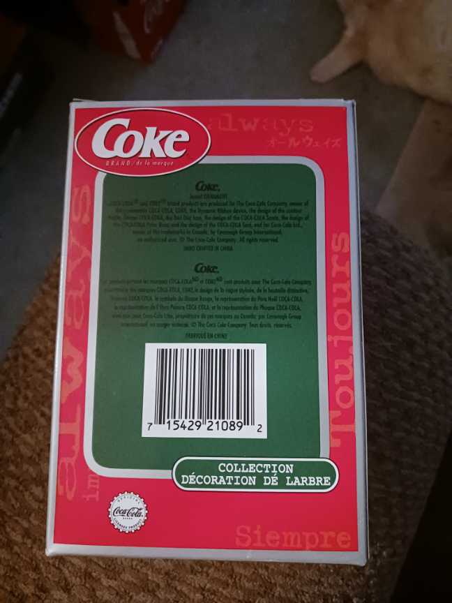 Coca-Cola Ornament Trim A Tree #5 Polar Bear Series #2 - Trim A Tree Collection (Coca-Cola Ornament) ornament collectible - Main Image 2