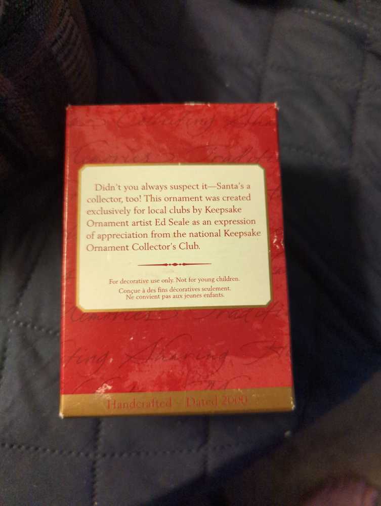 The Proud Collector  (Santa Special Edition & Limited Quantity) ornament collectible - Main Image 2