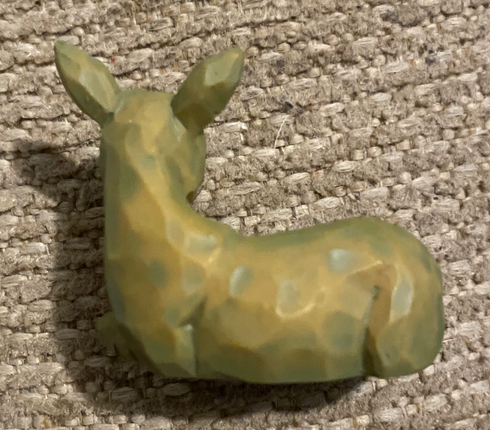 Willow Tree - Nativity - Animal - Donkey - Prone - Animal (Nativity) ornament collectible - Main Image 2