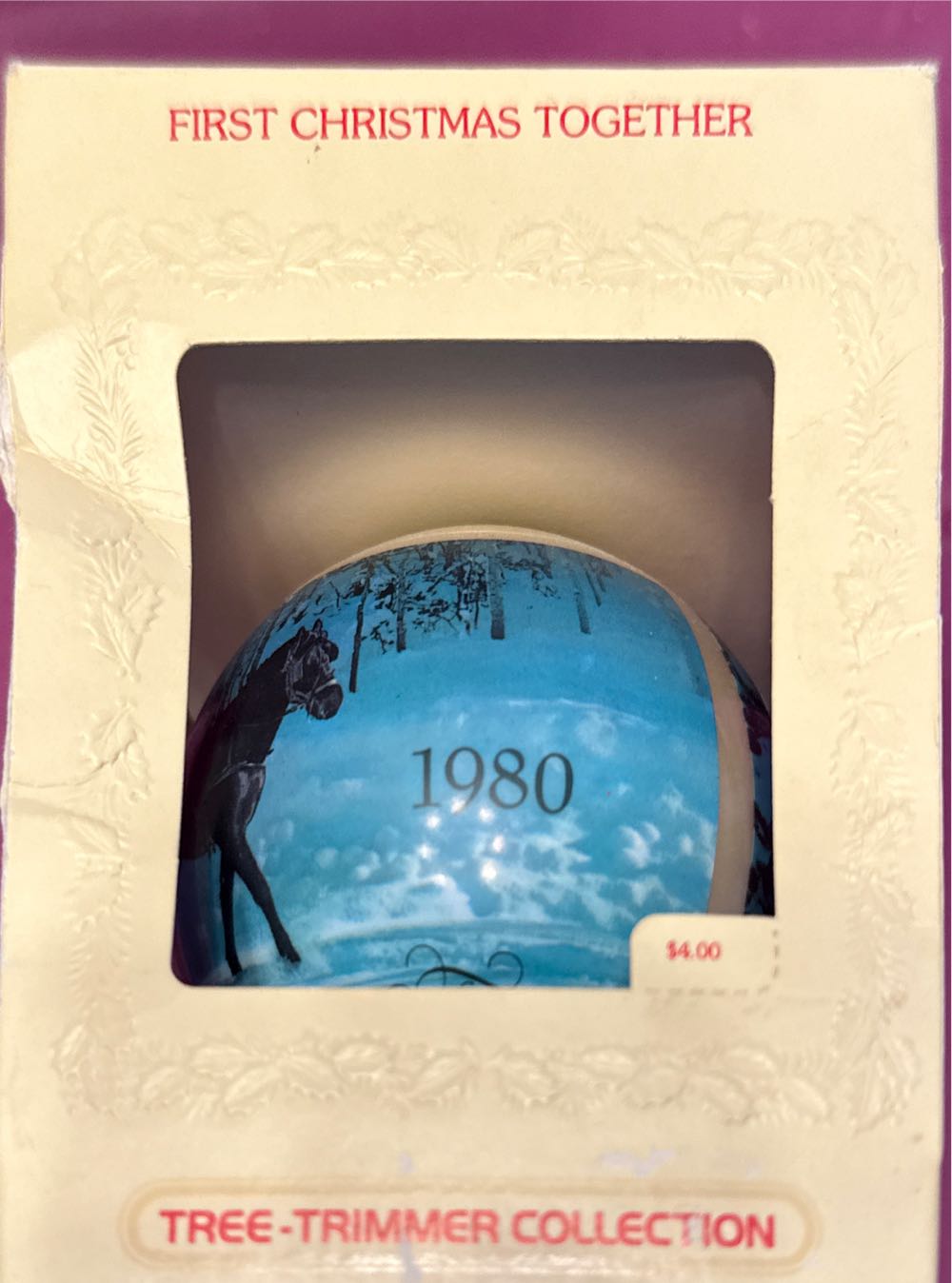 Red Ribbon with Sparkles - outdoor bow