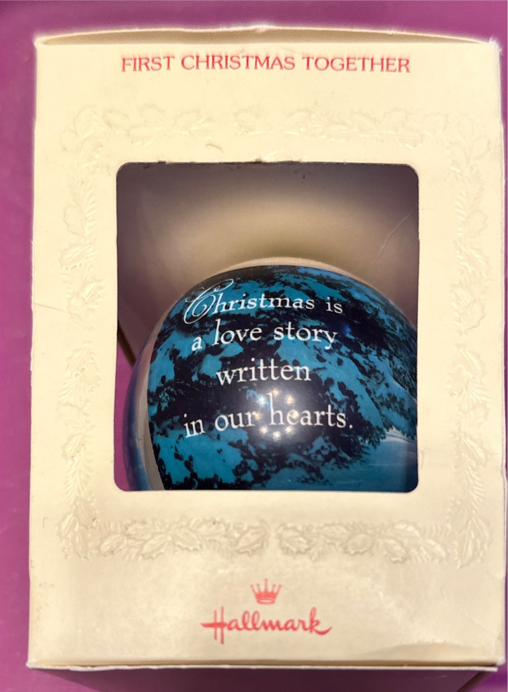 First Christmas Together  ornament collectible - Main Image 2