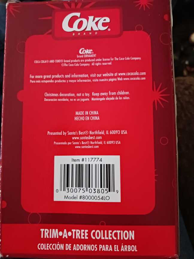 Coca-Cola Ornament Trim A Tree #5 Polar Bear & Penguin & Coke Float Series #3 - Trim A Tree Collection (Coca-Cola Ornament) ornament collectible - Main Image 2