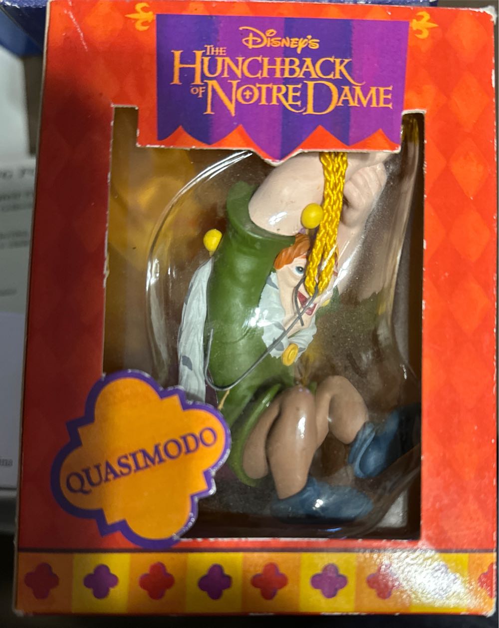 Hunchback Of Notre Dame Quasimodo Swinging  - Disney’s The Hunchback of Notre Dame (Grolier) ornament collectible - Main Image 3